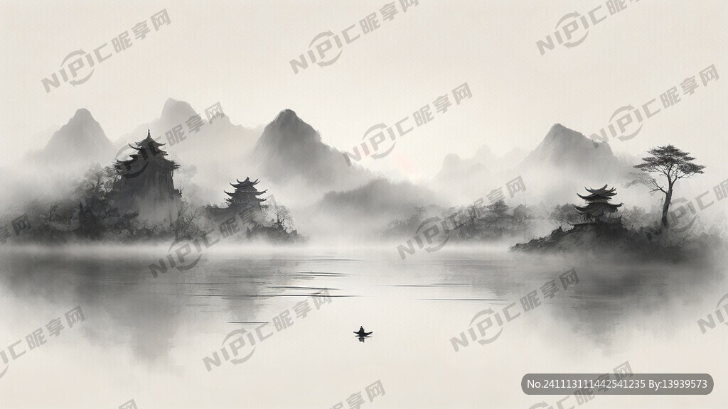 大气磅礴 亮光渐变背景 中国风