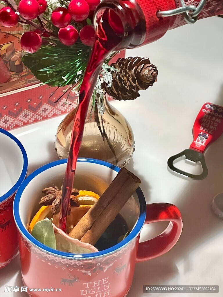 圣诞红酒
