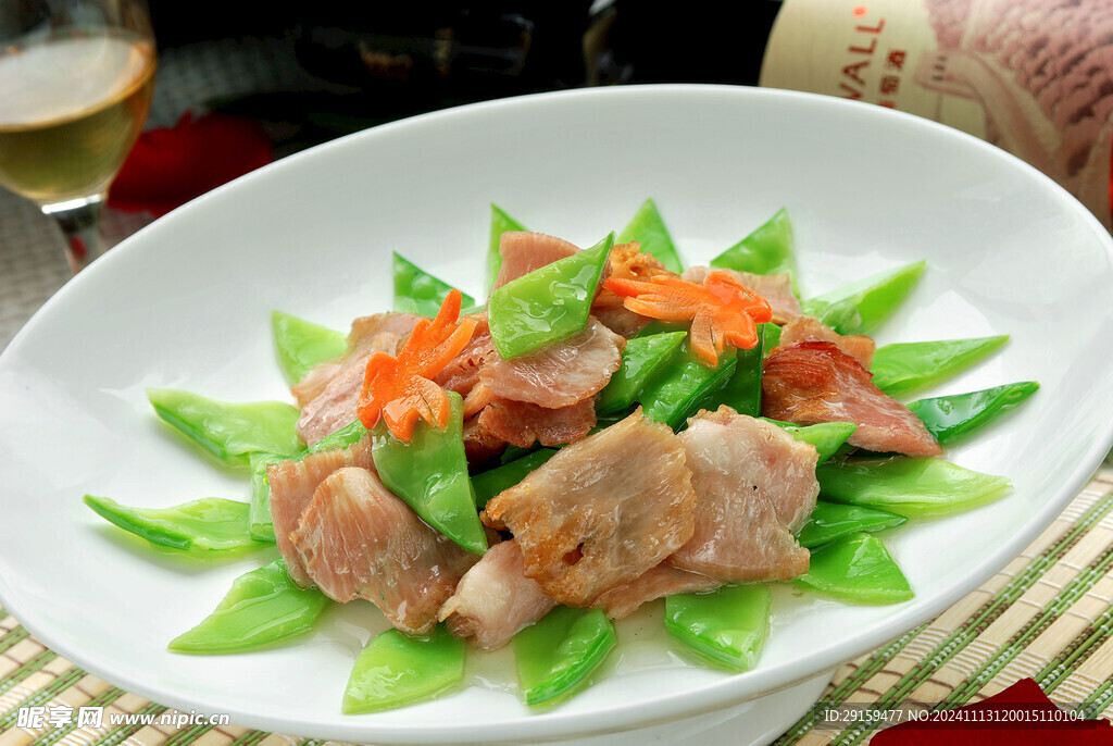 脆豆松板肉