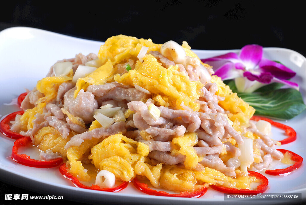桂花肉丝
