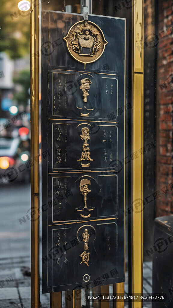 公安楼层责任牌