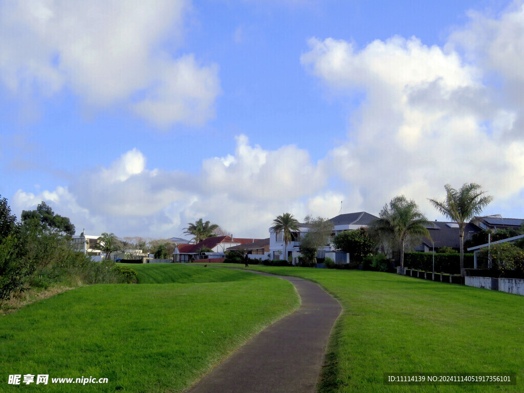 奥克兰小镇风景