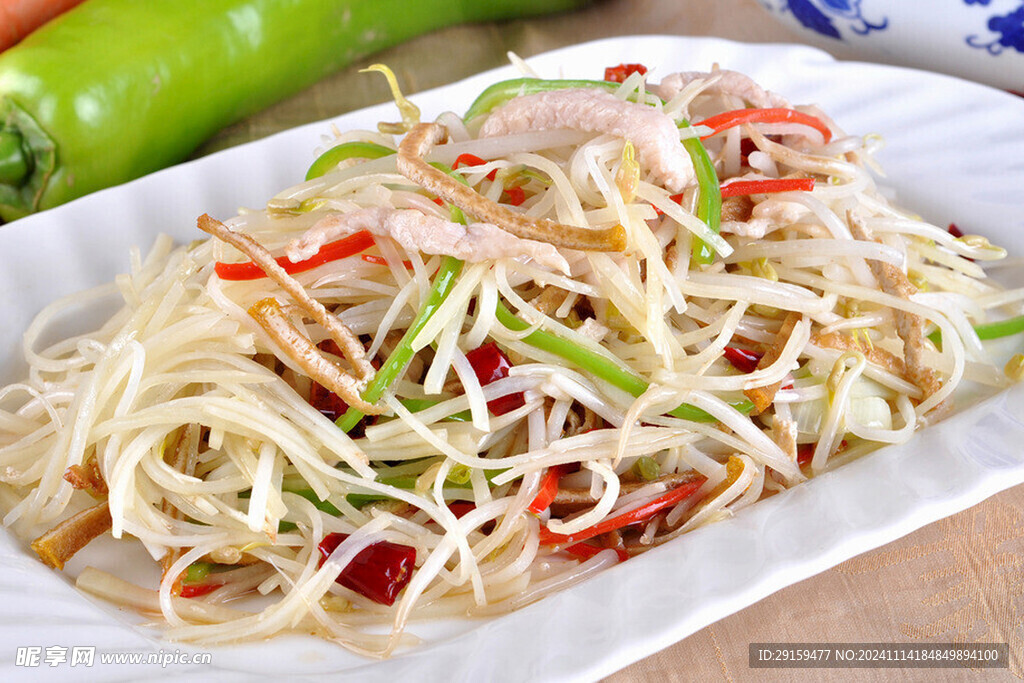         酸辣土豆丝  