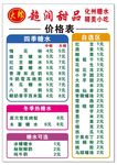 化州糖水价格表