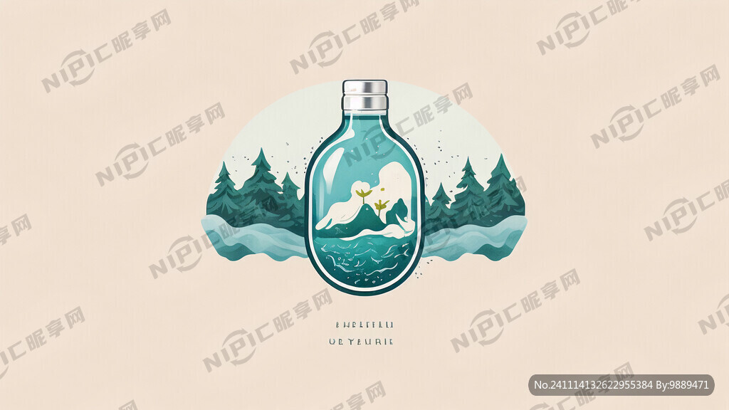 毕微泉矿泉水标签