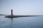 海岸码头灯塔