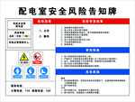 配电室安全风险告知牌