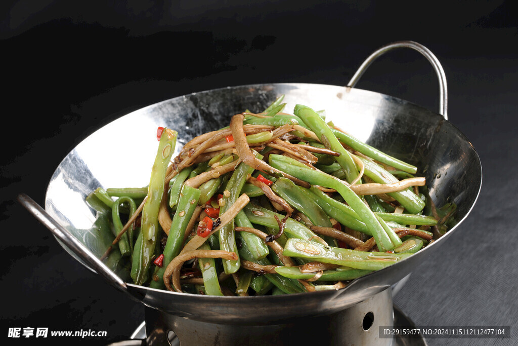 茶菇焗豆角