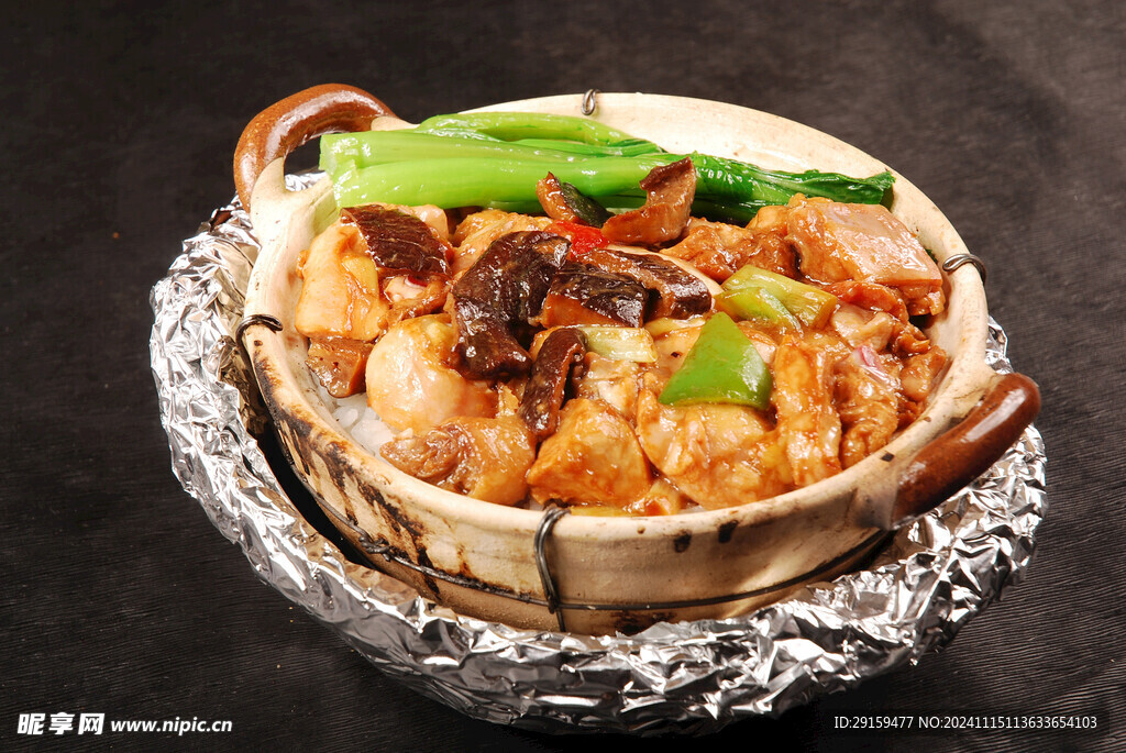 冬菇滑鸡鲍仔饭