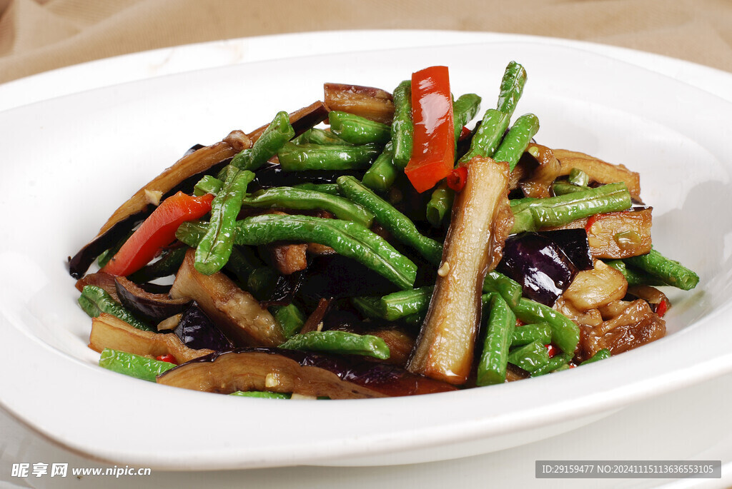 豆角烧茄子