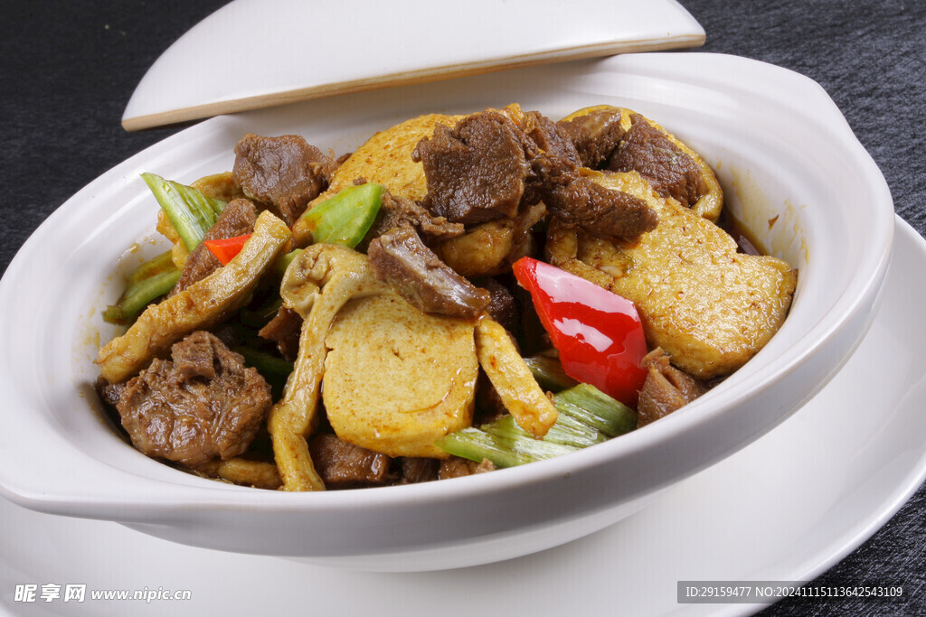 豆腐卷焖羊肉