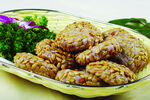 瓜仁肉松饼