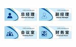 公司科室牌