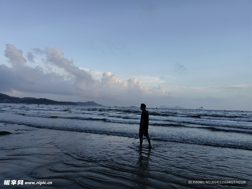 大海 沙滩 海浪