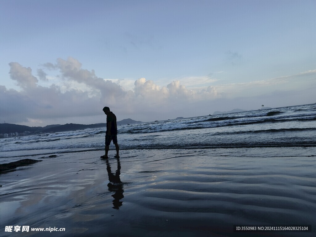 大海 沙滩 海浪