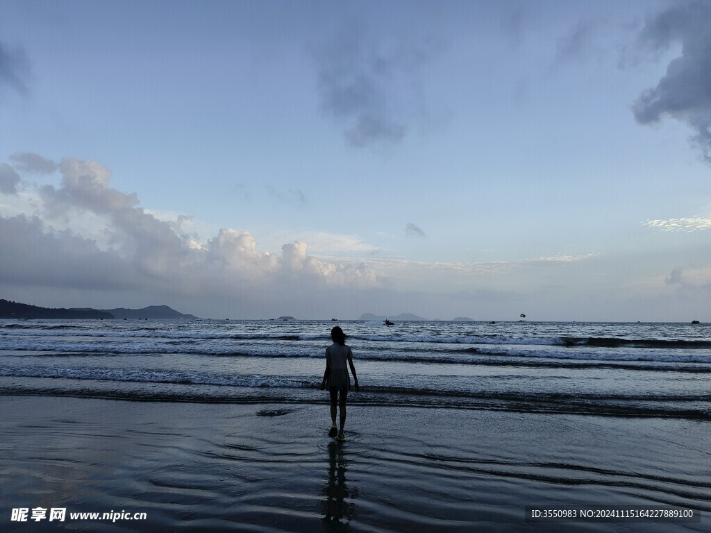 大海 沙滩 海浪