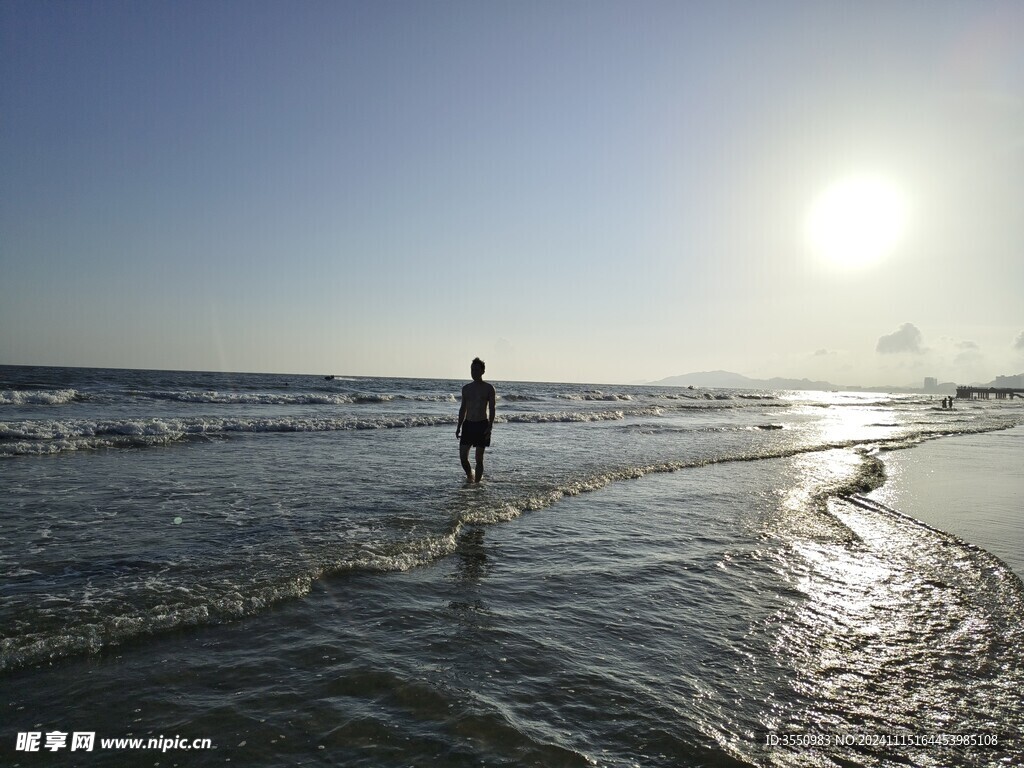 大海 沙滩 海浪