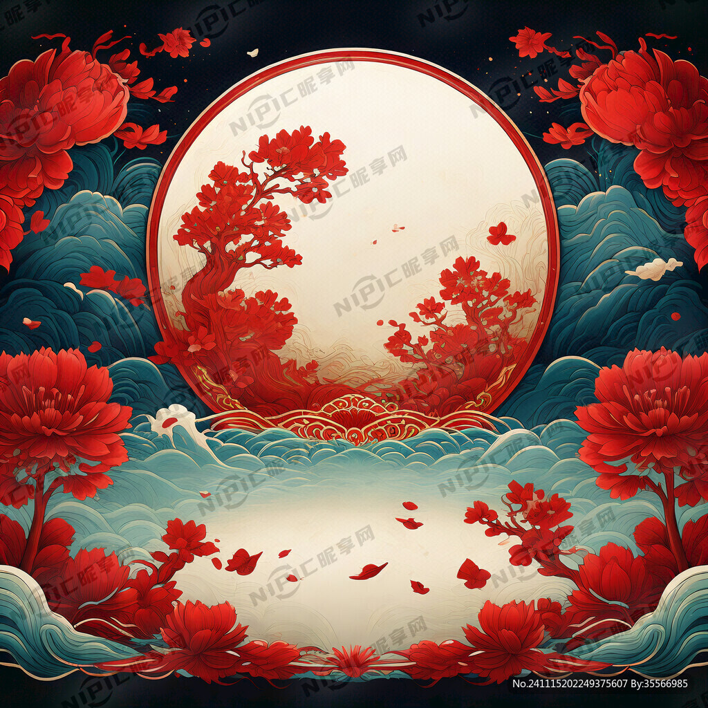 新年系列印花2025数字