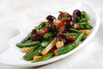 鸡枞菌烧蜜豆