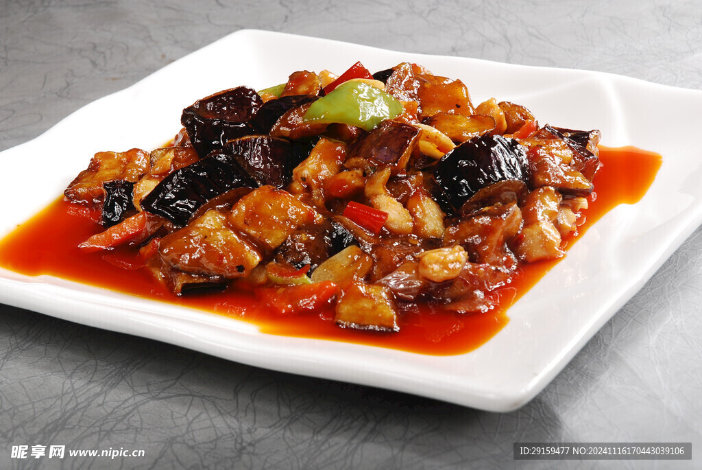 鸡丁烧茄子
