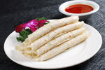 煎饼蘸蒜