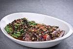 榄菜肉松蒸双蔬
