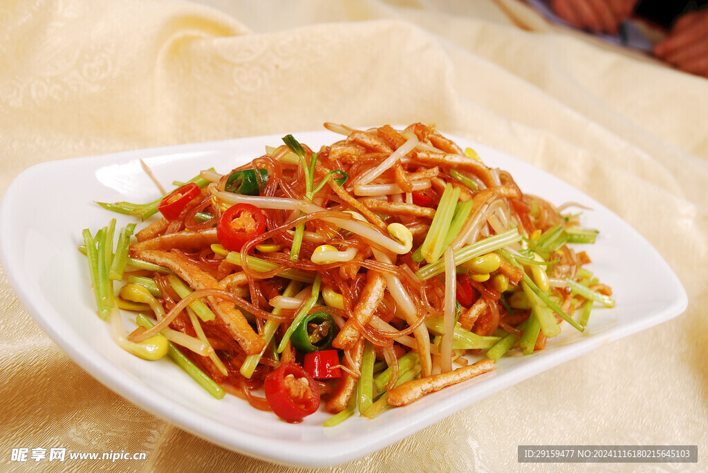 老豆腐炒粉条