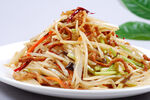 莲菜丝炒肉丝