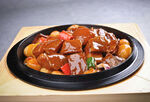 红烧肉焖板栗