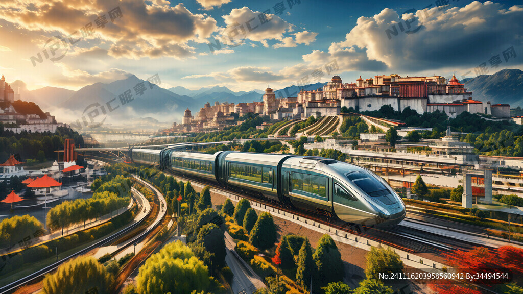 高铁飞速从东方明珠开到布达拉宫