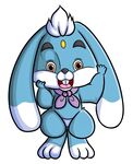 长长耳朵坐着兔子