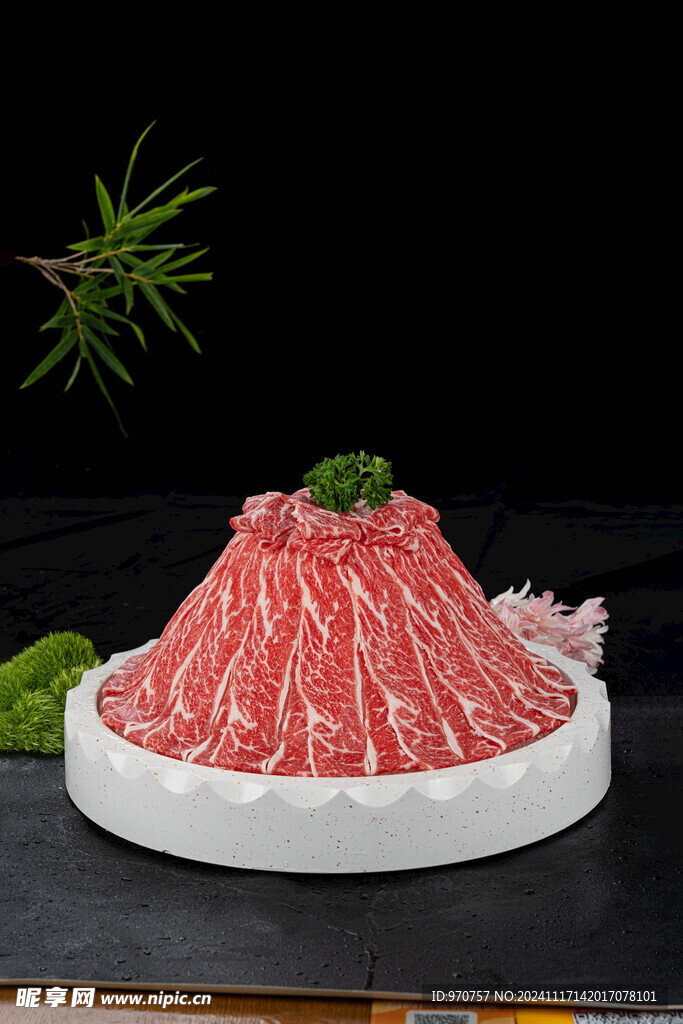 雪花牛肉