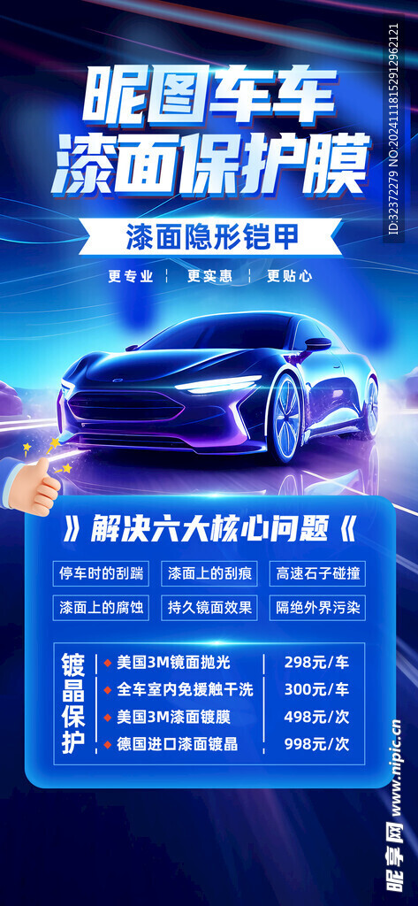 汽车车膜海报