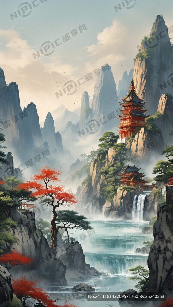 竖屏 文创 国风 清晰 清爽