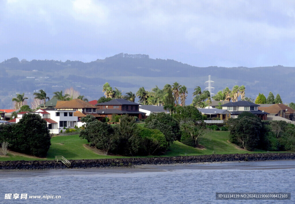 奥克兰海边小镇风景