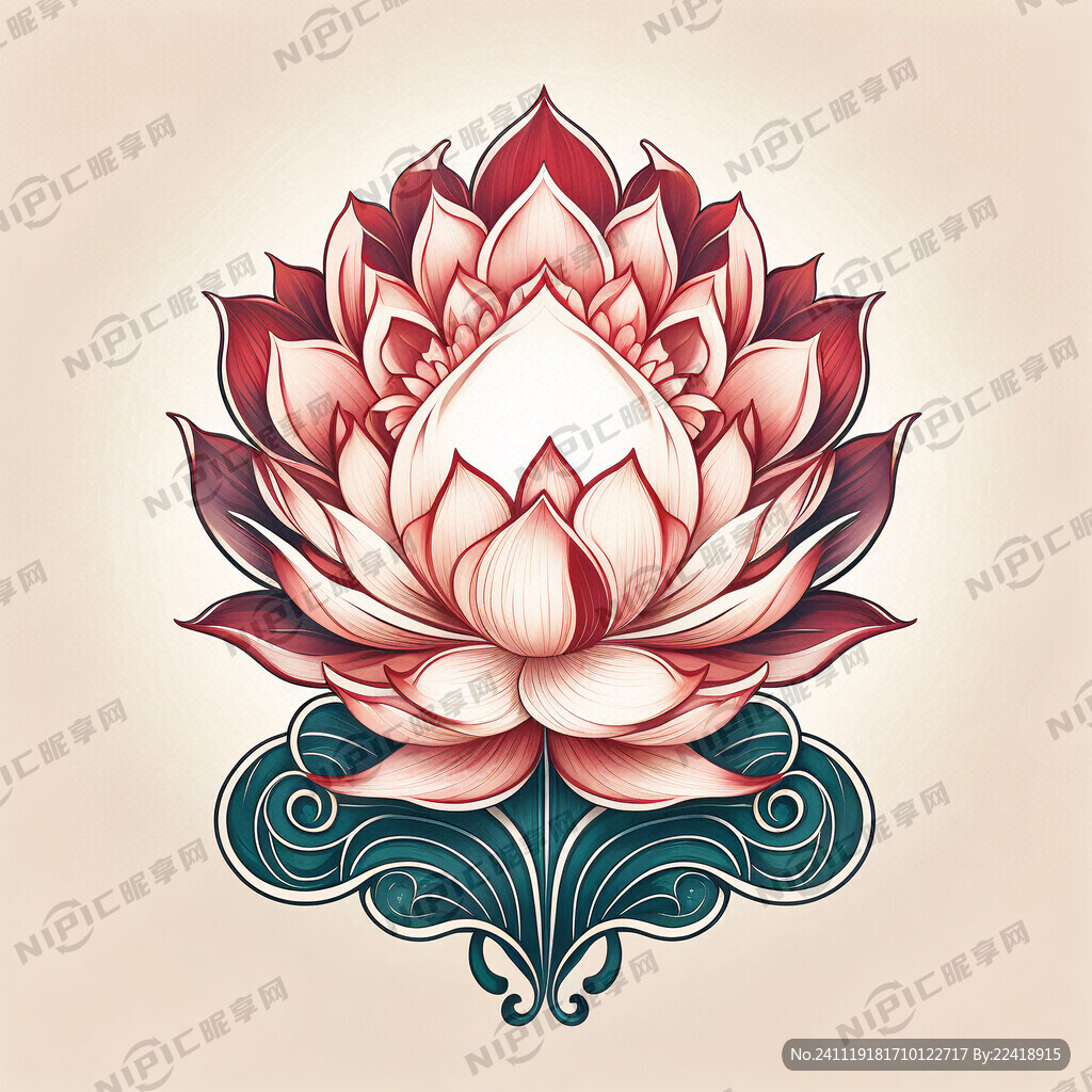 莲花与女性标志