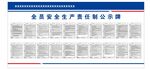 全员安全生产责任制公示牌