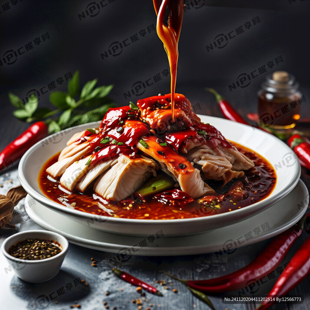 红油 麻辣 花椒 少量白斩鸡