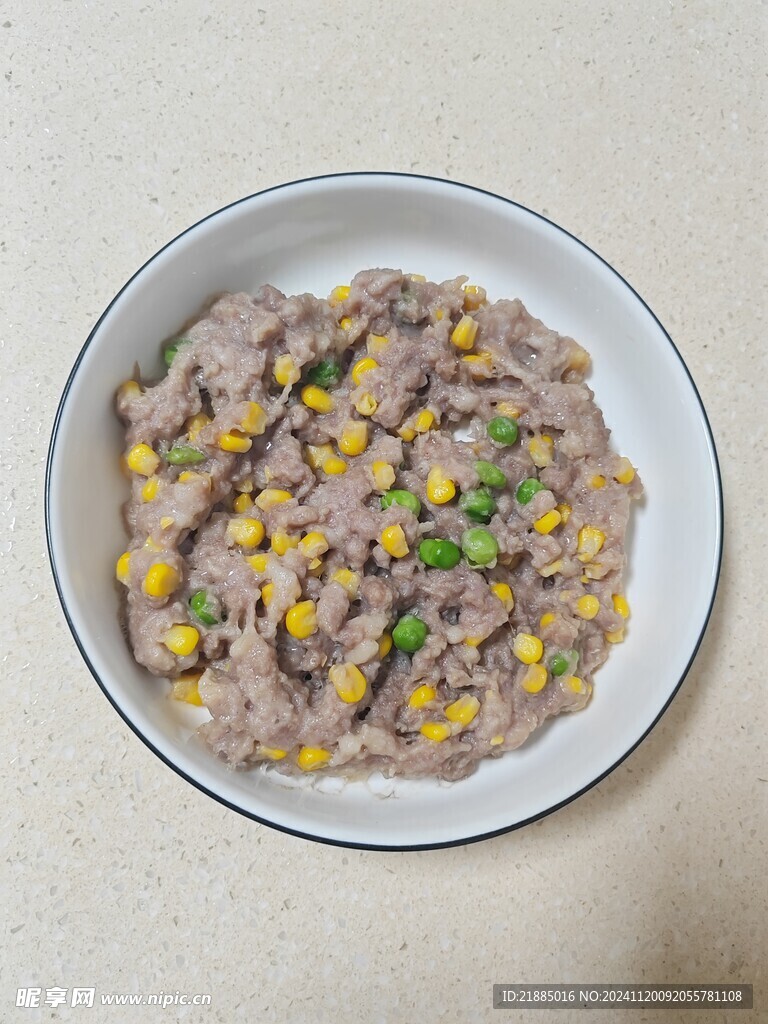 蒸肉饼