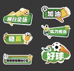 足球比赛手举牌