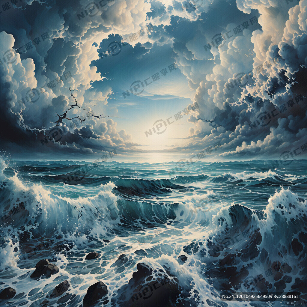 大海 水天相连
