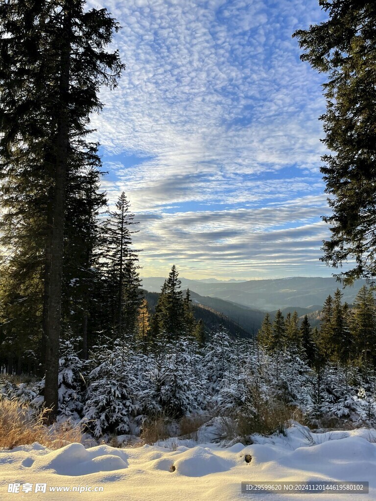 雪山  