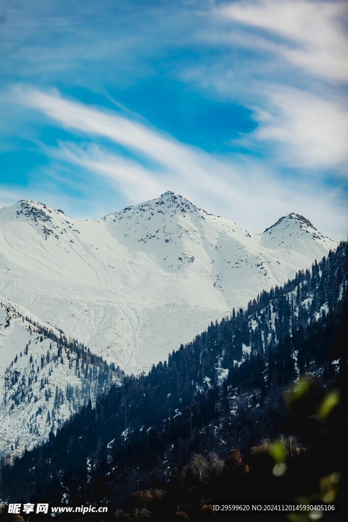 雪山  