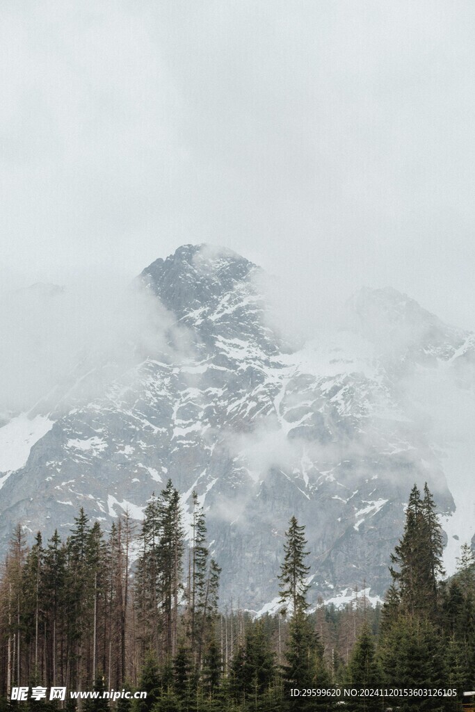 雪山  
