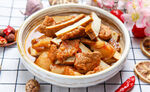 豆干烧肉美食