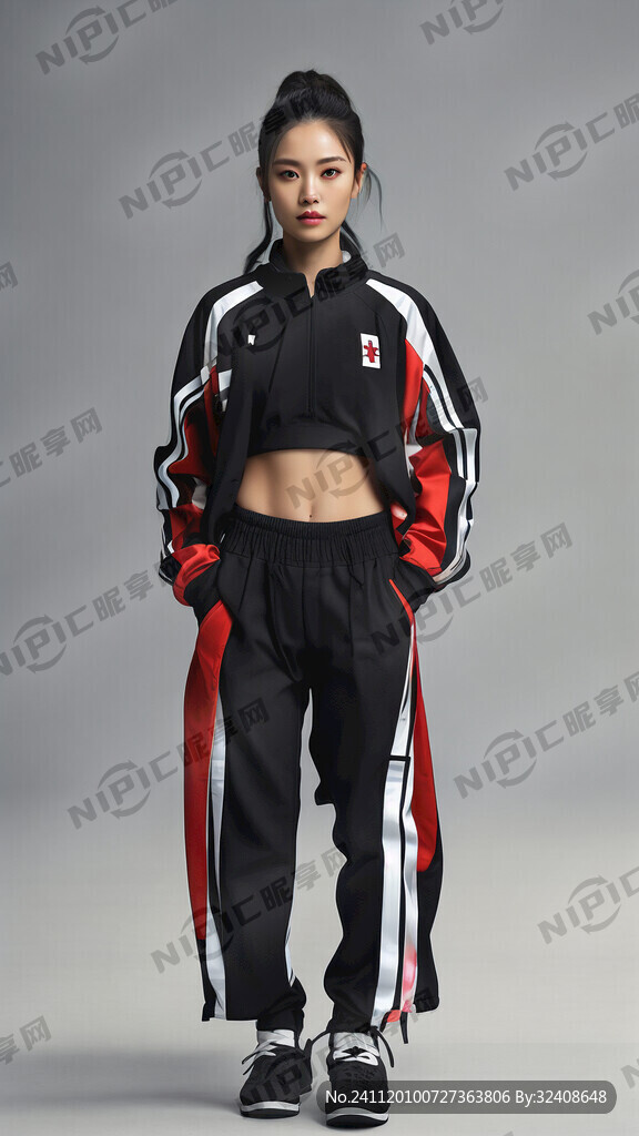女性 运动服 走秀 模特