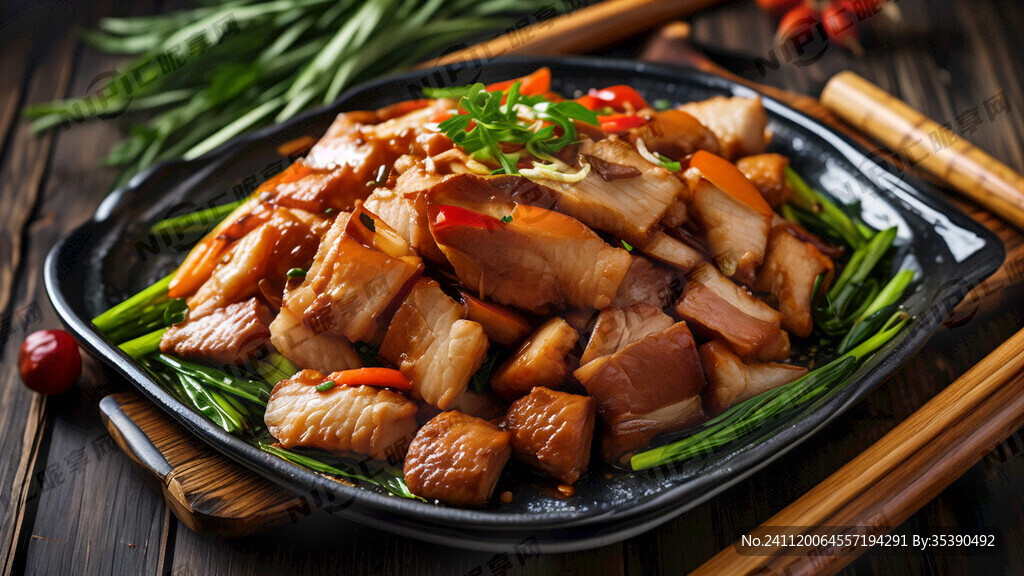 嫩姜片炒五花肉 菜品图