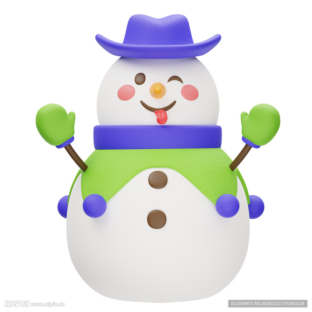 卡通雪人