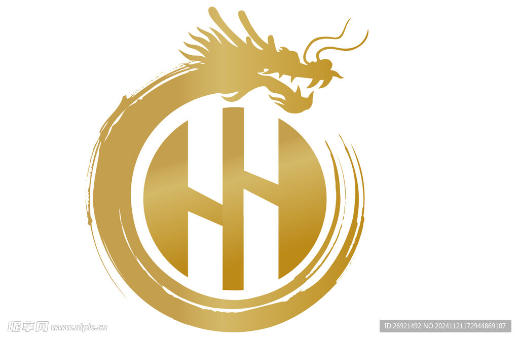 关于龙的logo  