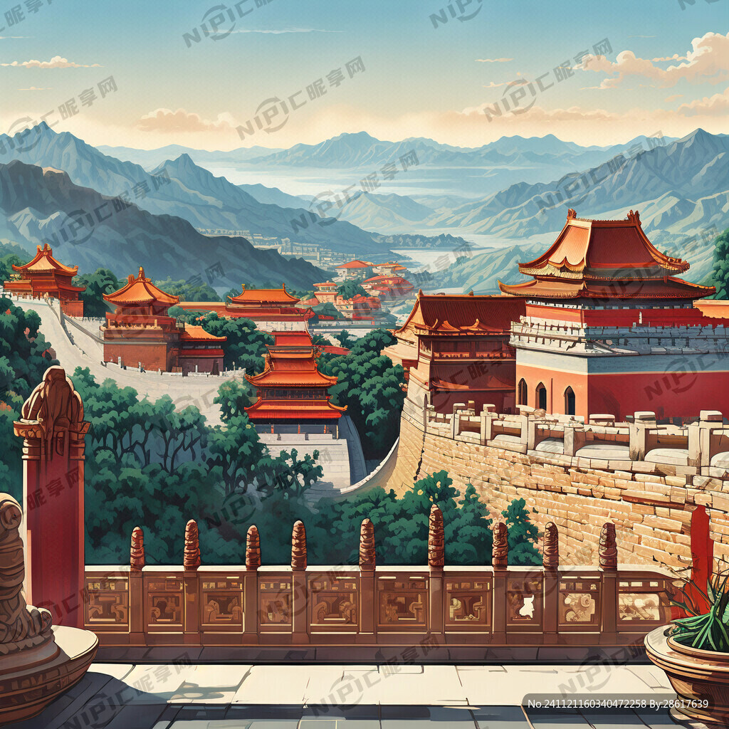 北京长城冰箱贴